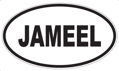 JAMEEL - Oval Sticker
