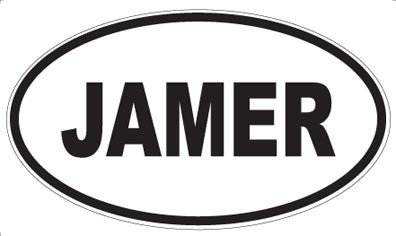 JAMER - Oval Magnet