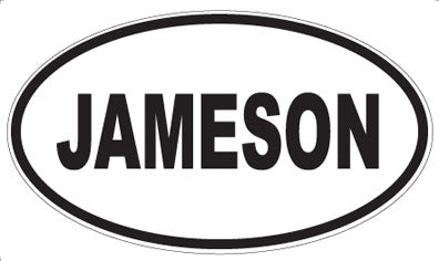 JAMESON - Oval Sticker