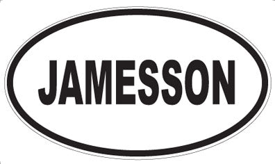 JAMESSON - Oval Sticker