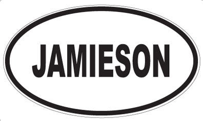 JAMIESON - Oval Magnet