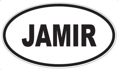 JAMIR - Oval Magnet