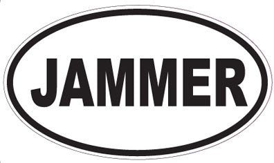 JAMMER - Oval Sticker