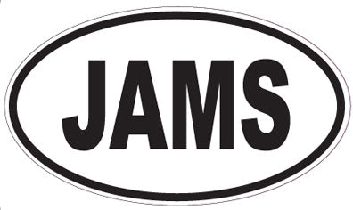 JAMS - Oval Sticker