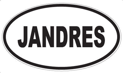 JANDRES - Oval Sticker