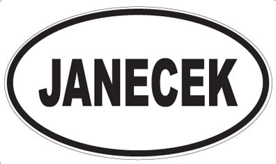 JANECEK - Oval Magnet