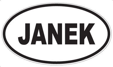 JANEK - Oval Magnet