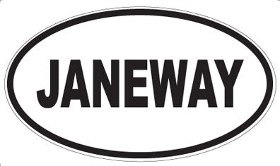 JANEWAY - Oval Magnet