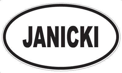 JANICKI - Oval Magnet