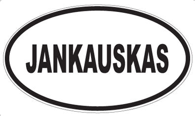 JANKAUSKAS - Oval Magnet