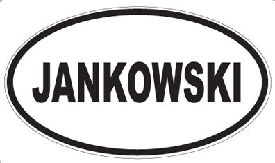 JANKOWSKI - Oval Magnet