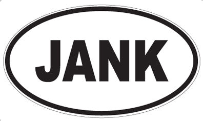 JANK - Oval Magnet