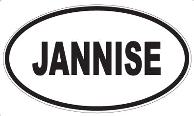 JANNISE - Oval Magnet