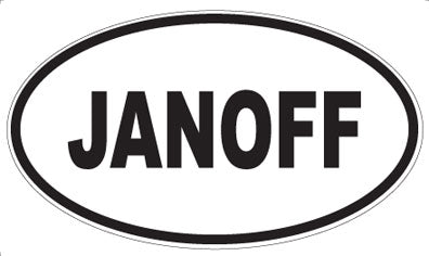 JANOFF - Oval Magnet