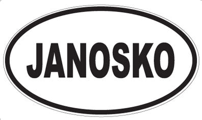 JANOSKO - Oval Magnet