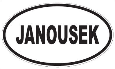 JANOUSEK - Oval Magnet