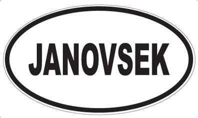 JANOVSEK - Oval Magnet