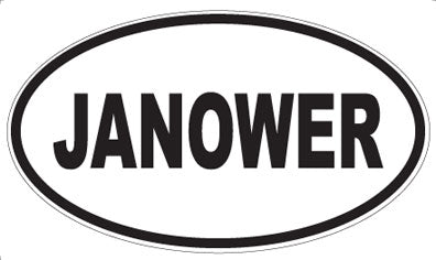 JANOWER - Oval Magnet