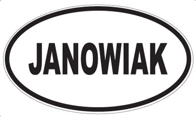 JANOWIAK - Oval Magnet