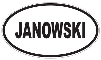 JANOWSKI - Oval Magnet