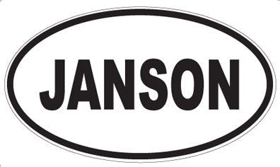 JANSON - Oval Magnet
