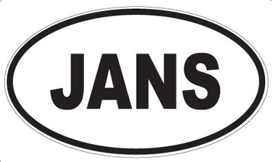 JANS - Oval Magnet