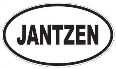 JANTZEN - Oval Sticker