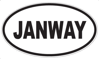 JANWAY - Oval Magnet