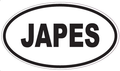 JAPES - Oval Magnet