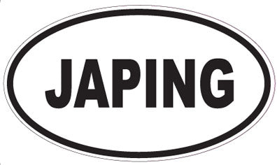 JAPING - Oval Sticker