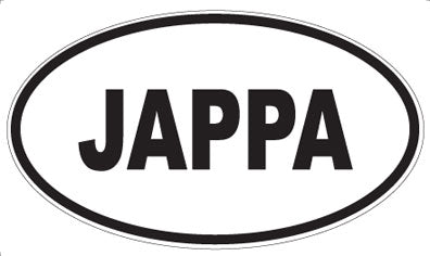 JAPPA - Oval Sticker