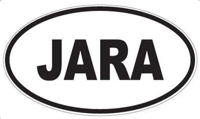 JARA - Oval Sticker
