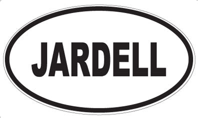 JARDELL - Oval Sticker