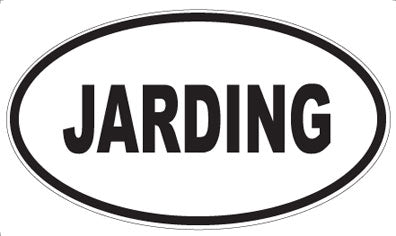 JARDING - Oval Sticker