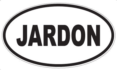 JARDON - Oval Magnet