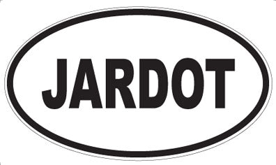 JARDOT - Oval Sticker
