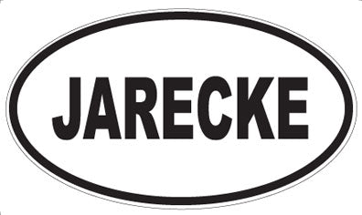 JARECKE - Oval Sticker