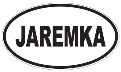 JAREMKA - Oval Sticker
