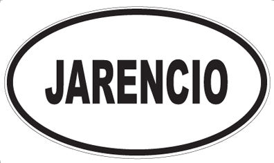 JARENCIO - Oval Sticker
