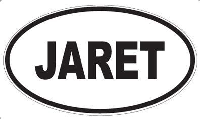 JARET - Oval Magnet