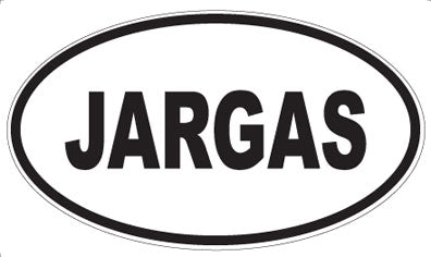 JARGAS - Oval Magnet