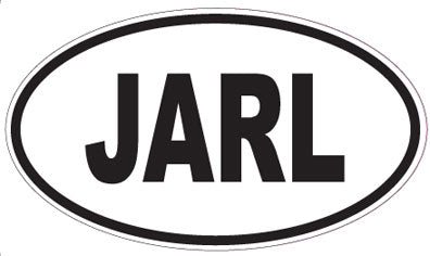 JARL - Oval Sticker