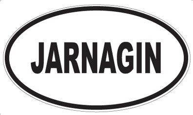 JARNAGIN - Oval Sticker