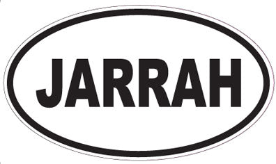 JARRAH - Oval Sticker