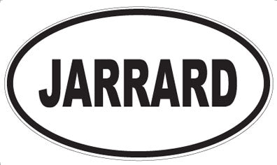 JARRARD - Oval Sticker