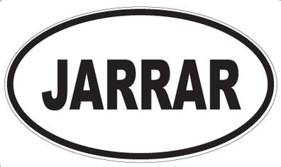 JARRAR - Oval Magnet