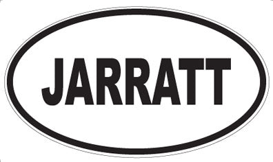 JARRATT - Oval Sticker