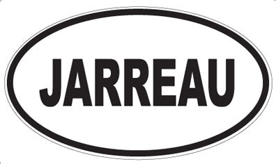 JARREAU - Oval Sticker