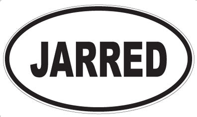 JARRED - Oval Magnet