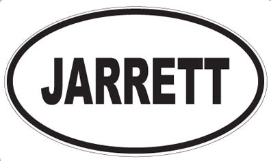 JARRETT - Oval Magnet